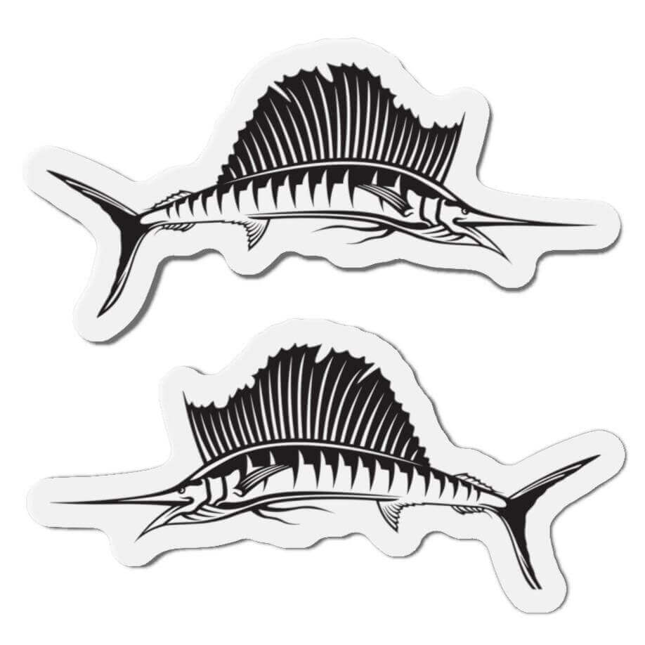 Sailfish Shaped Magnets for Fish Décor and Fun Fridge Use