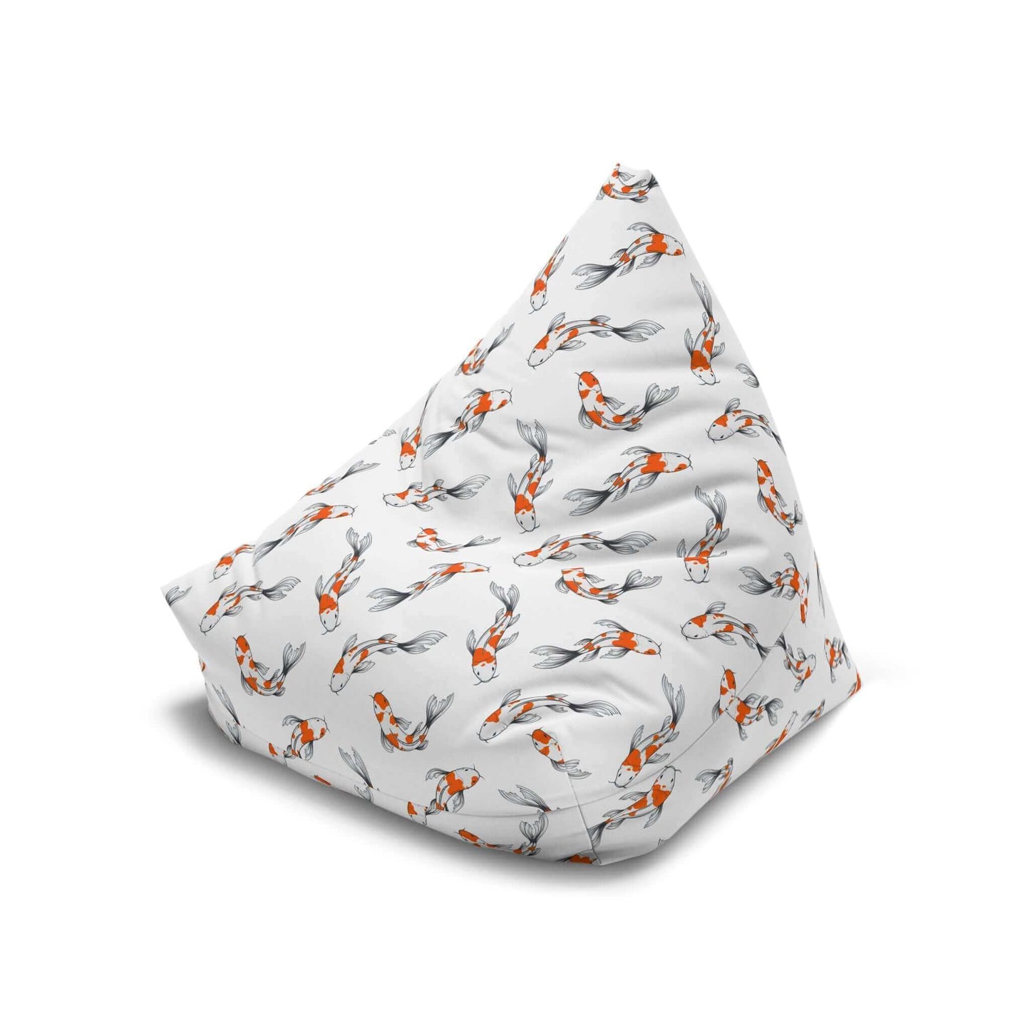 Koi Fish | Bean Bag Chair Cover | White