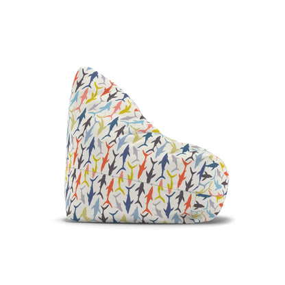 Colorful Sharks | Bean Bag Chair Cover