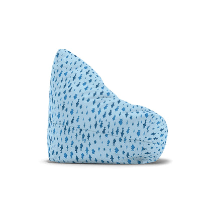 Fish and Shark Blue | Bean Bag Chair Cover