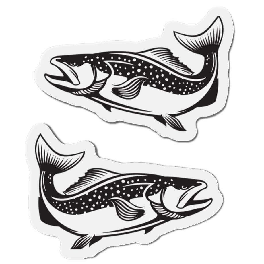 Brown Trout Fish Shaped Magnets for Fun Fridge Décor