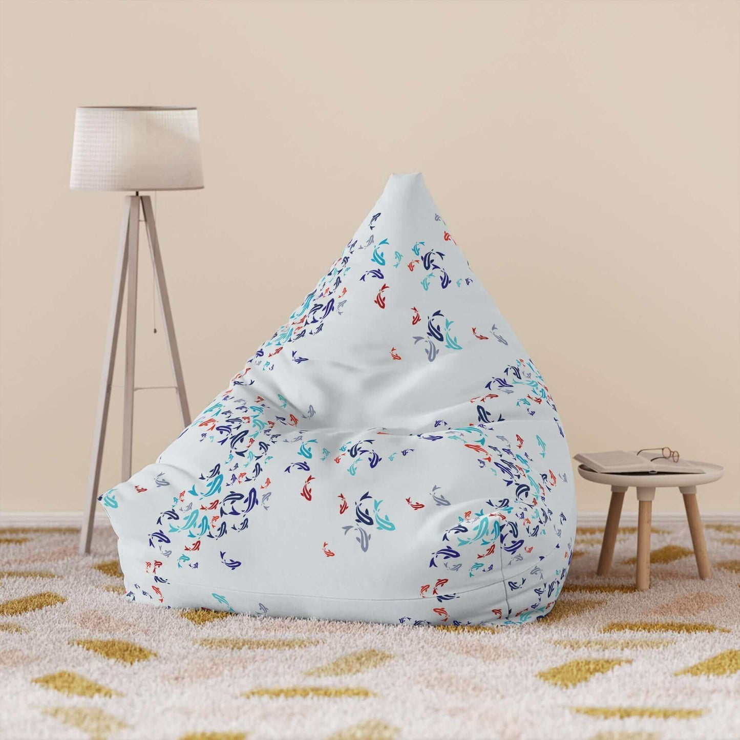 Carp Koi Swirl | Bean Bag Chair Cover