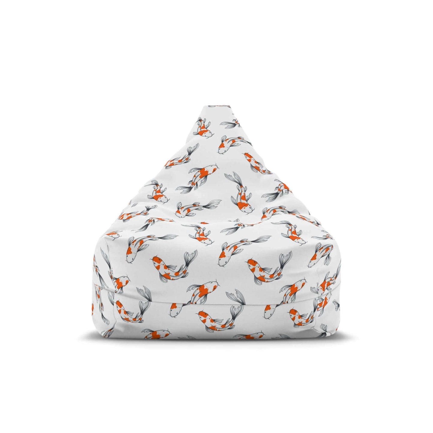 Koi Fish | Bean Bag Chair Cover | White