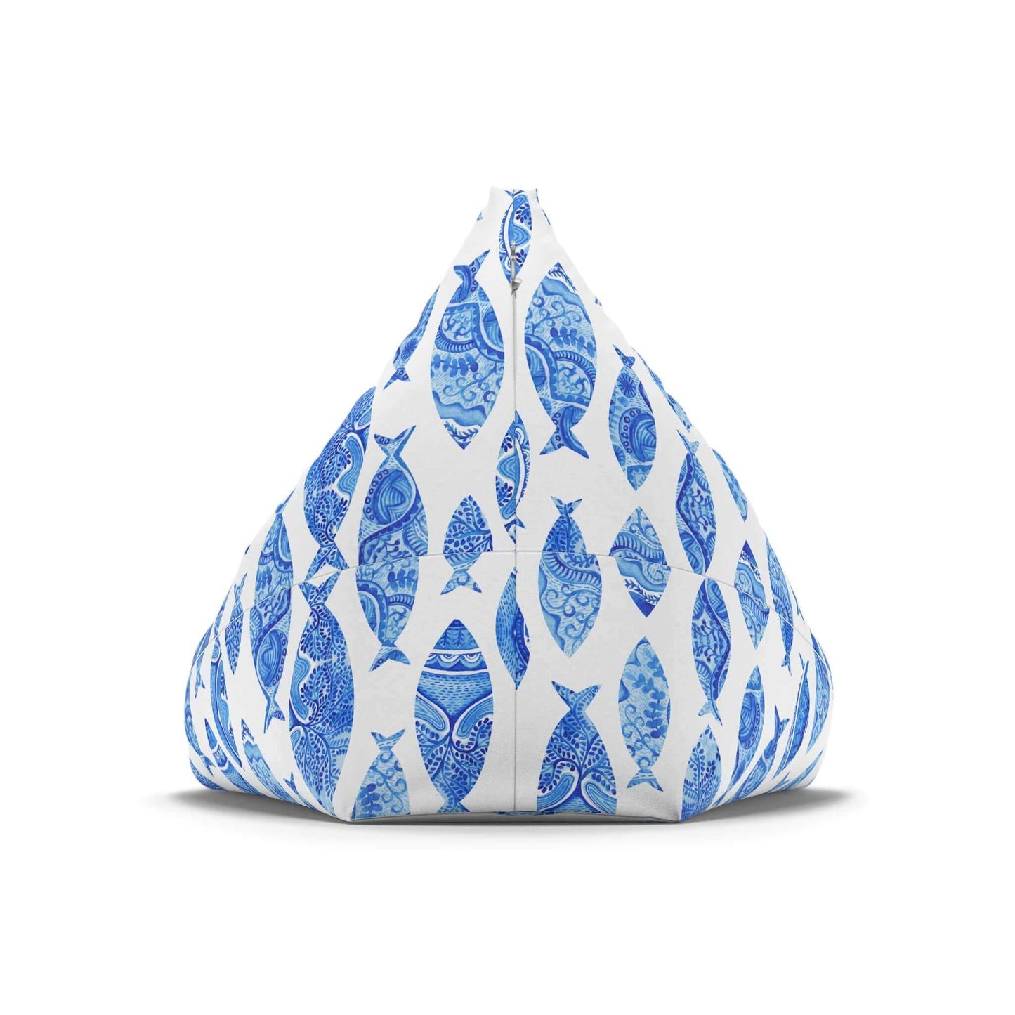 Blue Watercolor Fish | Bean Bag Chair Cover