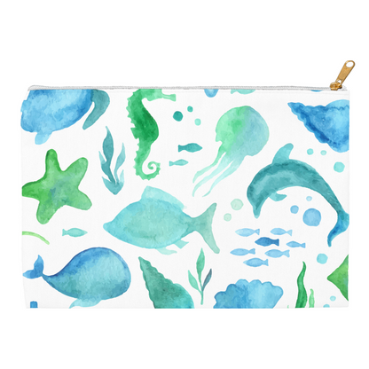 Water Color Undersea | Pencil Case | Pouch