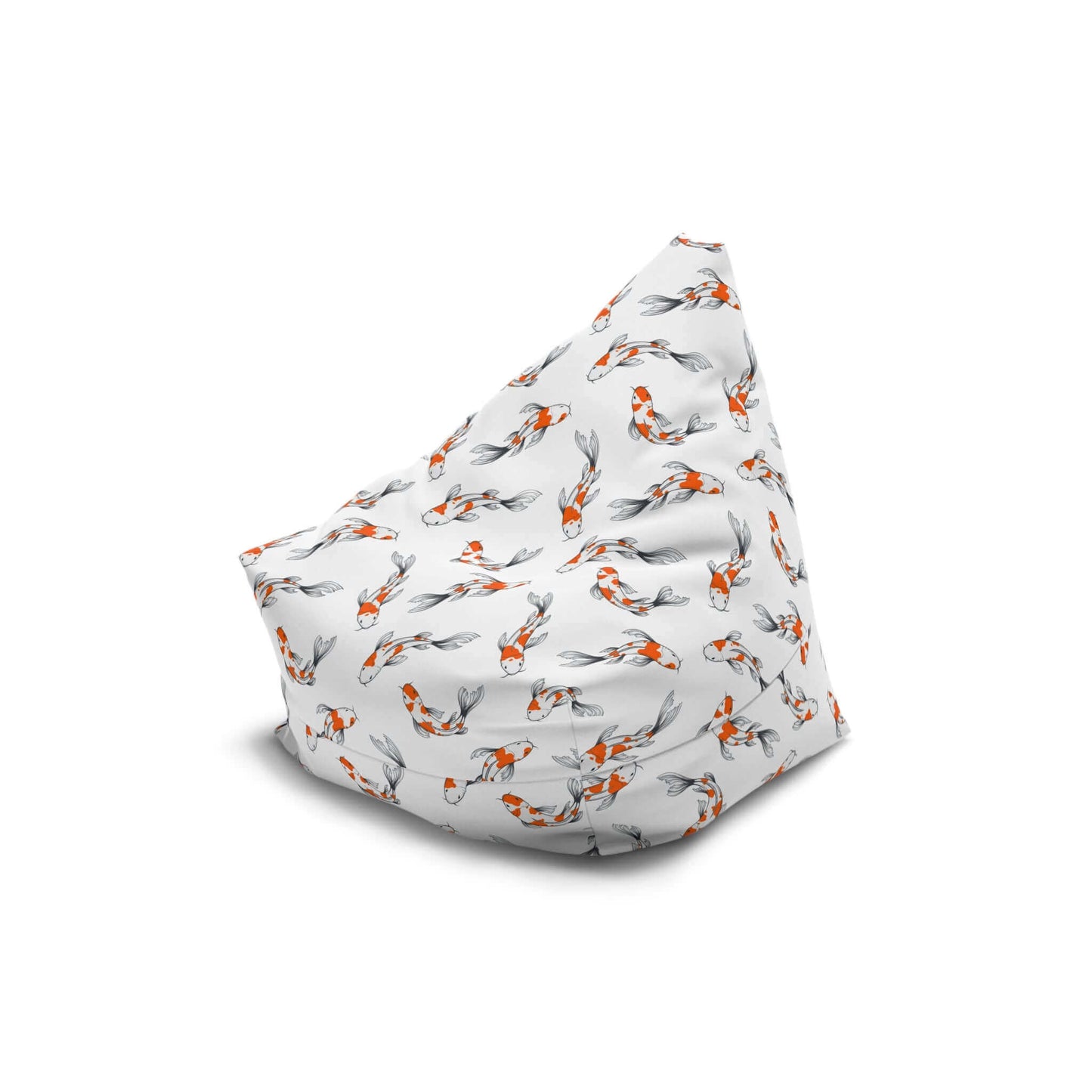 Koi Fish | Bean Bag Chair Cover | White