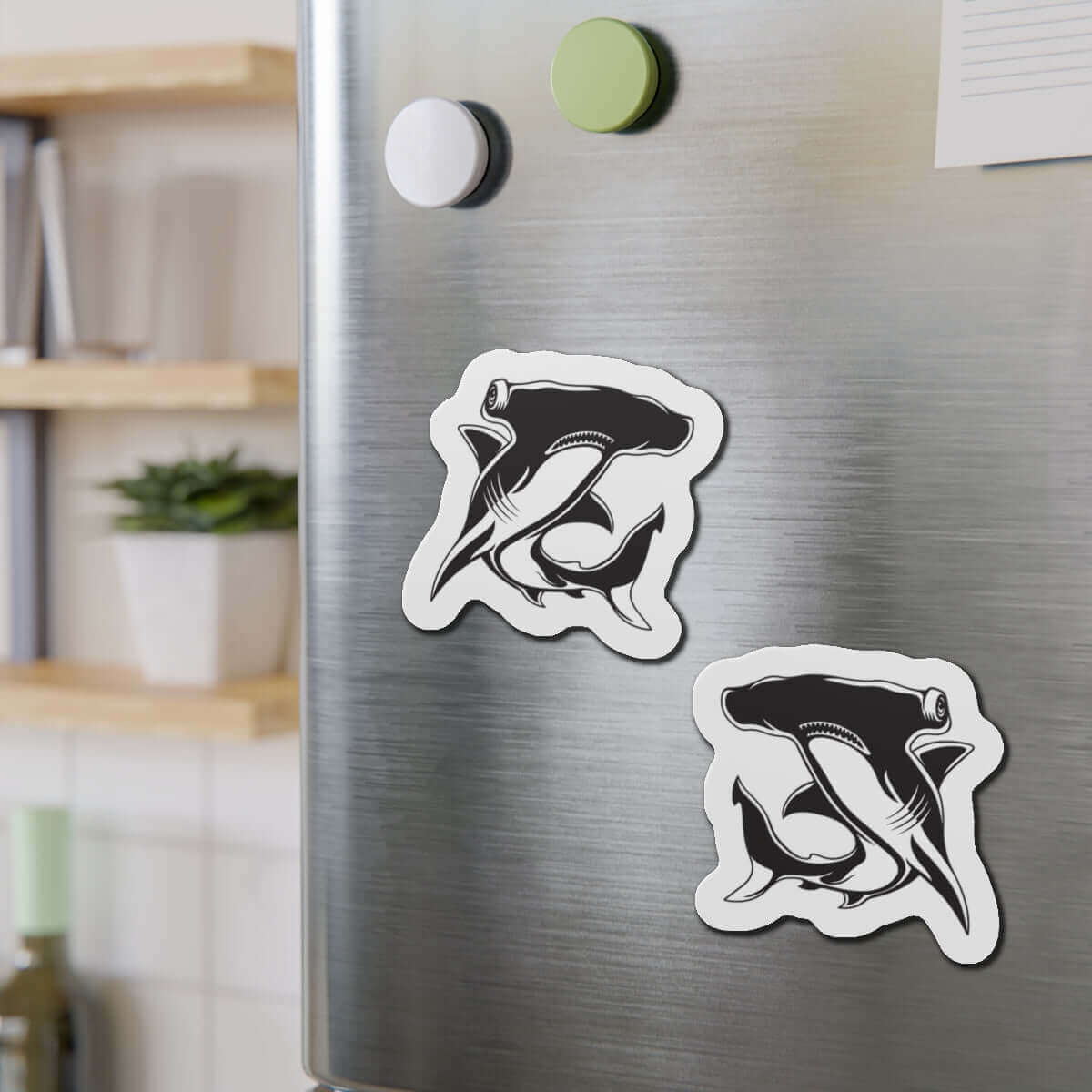 Hammerhead Shark Fridge Magnets for Fishing Fans - Fish Décor