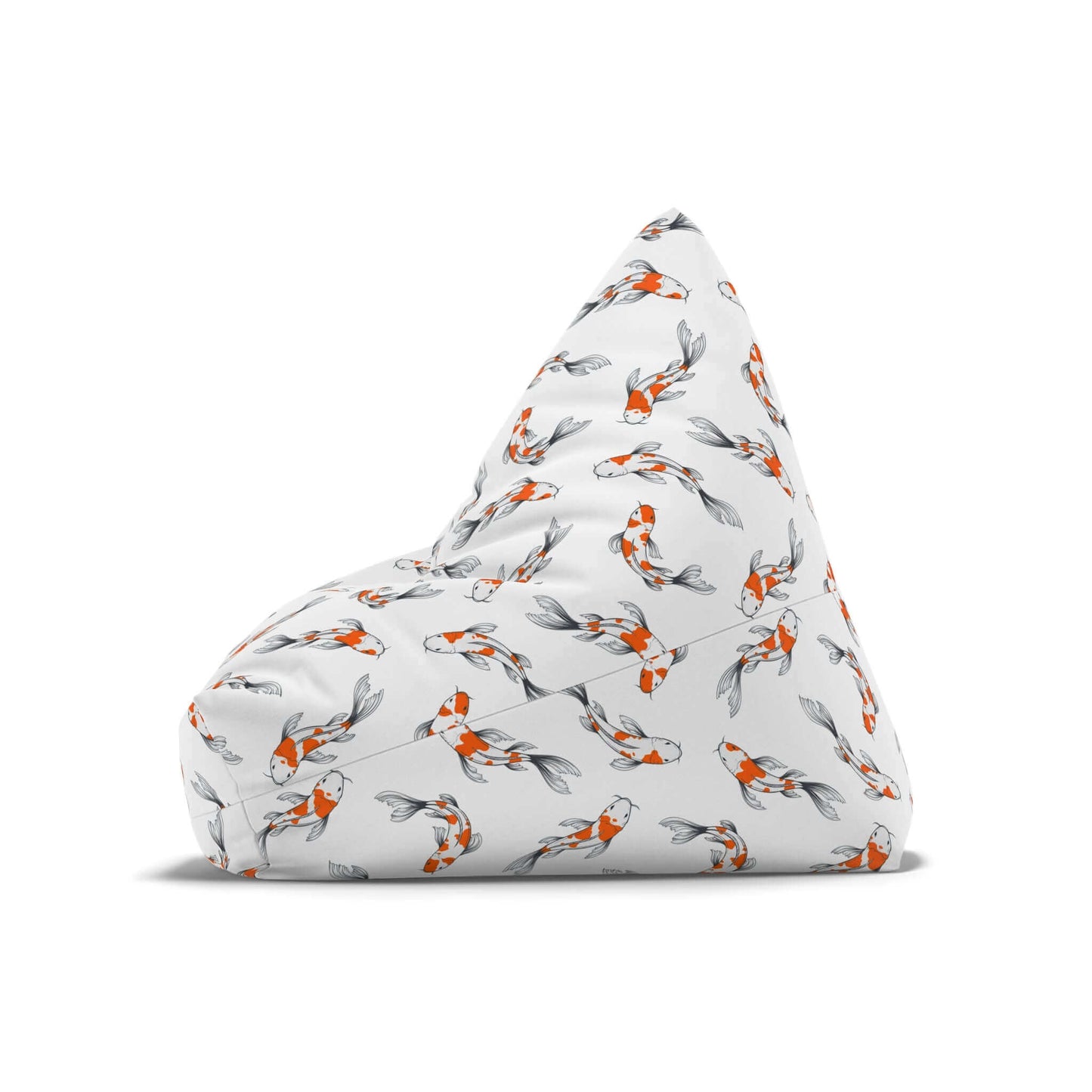 Koi Fish | Bean Bag Chair Cover | White