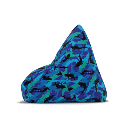 Blue Reef Sharks Design | Bean Bag Chair Cover