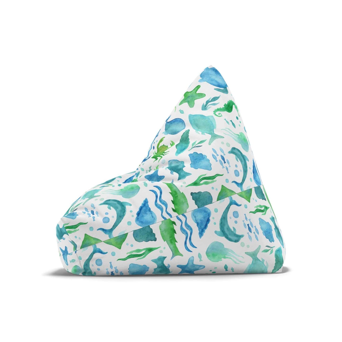 Under the Sea Watercolor | Bean Bag Chair Cover