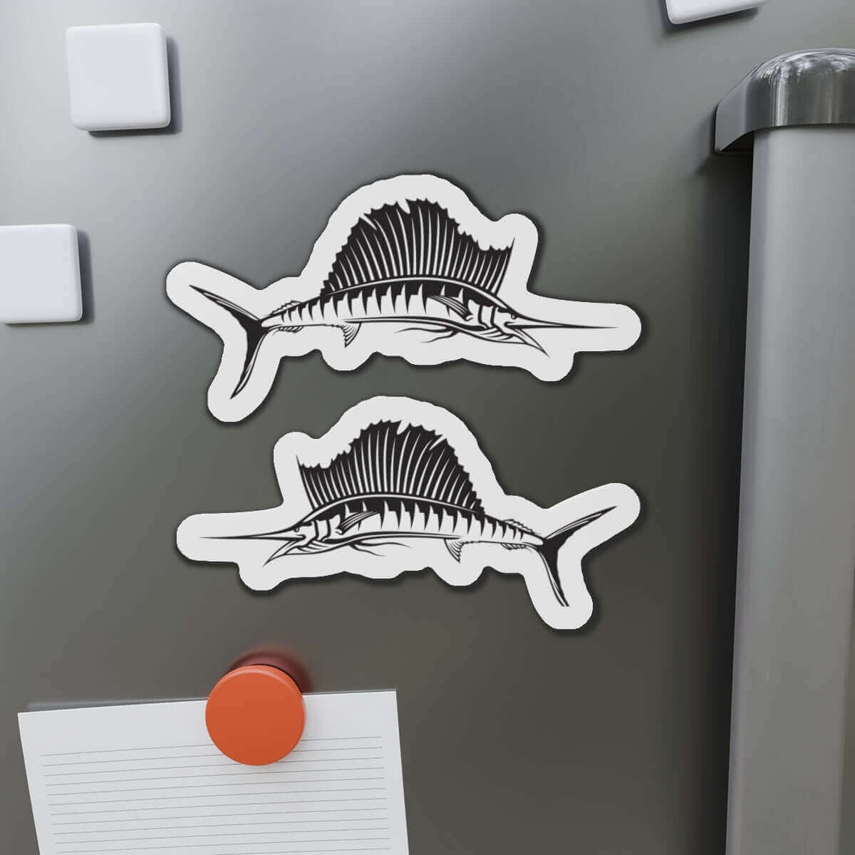 Sailfish Shaped Fridge Magnets for Fish Décor and Fun Kitchen Style