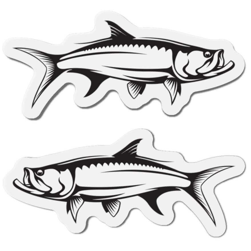 Tarpon Fish Shaped Magnets for Fridge Décor