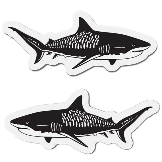 Tiger Shark fish shaped magnets for fun refrigerator décor