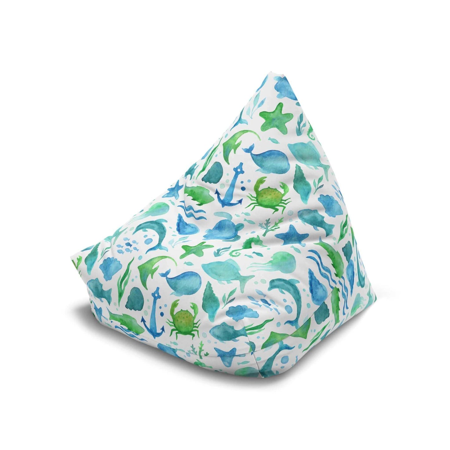 Under the Sea Watercolor | Bean Bag Chair Cover