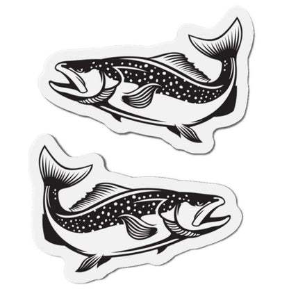 Brown Trout Fish Shaped Magnets for Fridge Décor