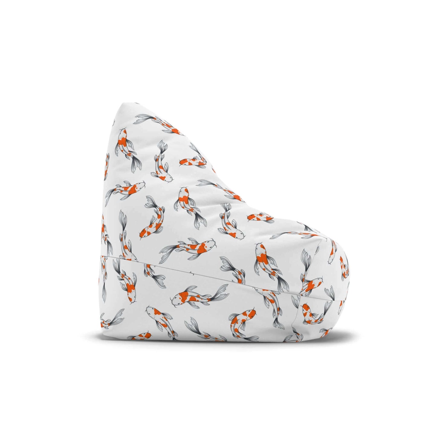 Koi Fish | Bean Bag Chair Cover | White