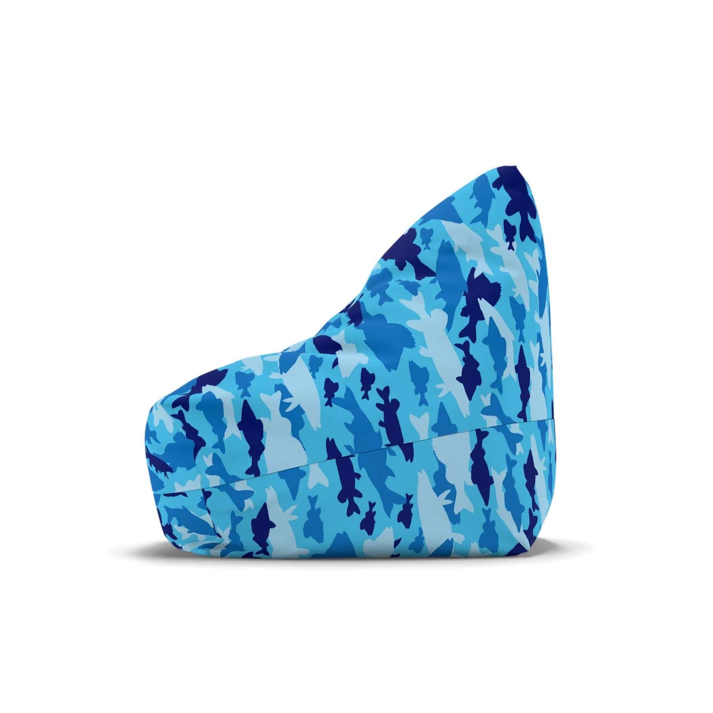 Fish Camo Blue | Bean Bag Chair Cover