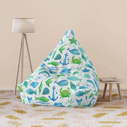 Under the Sea Watercolor | Bean Bag Chair Cover