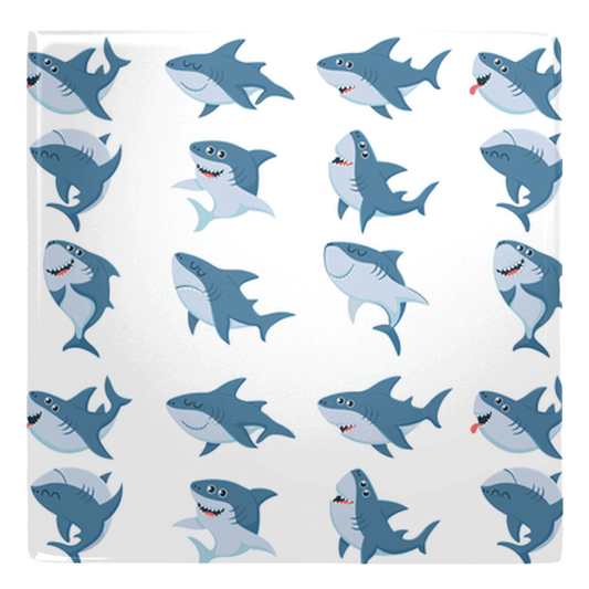 Cute shark fish magnets add fun to your fridge décor with this charming 5-pack of sea creature designs.