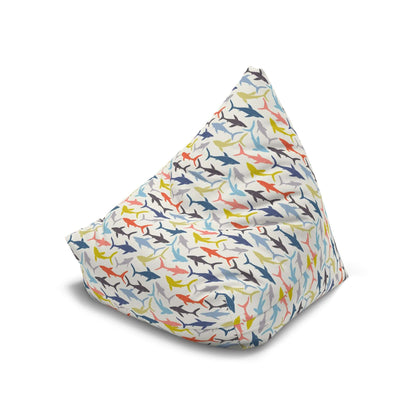 Colorful Sharks | Bean Bag Chair Cover