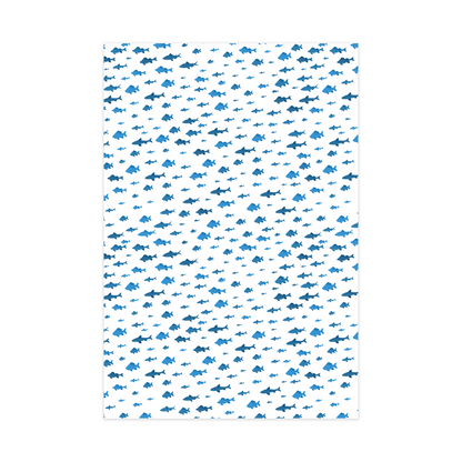 Fish and Shark Wrapping Paper