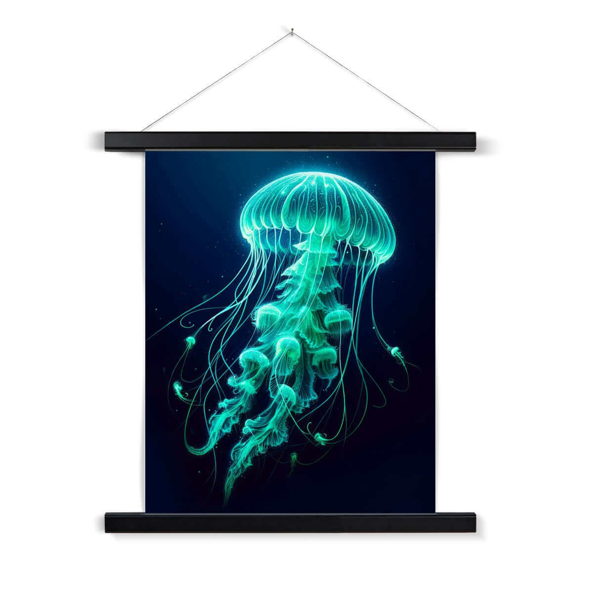 Glowing Jellyfish | Hanging Print