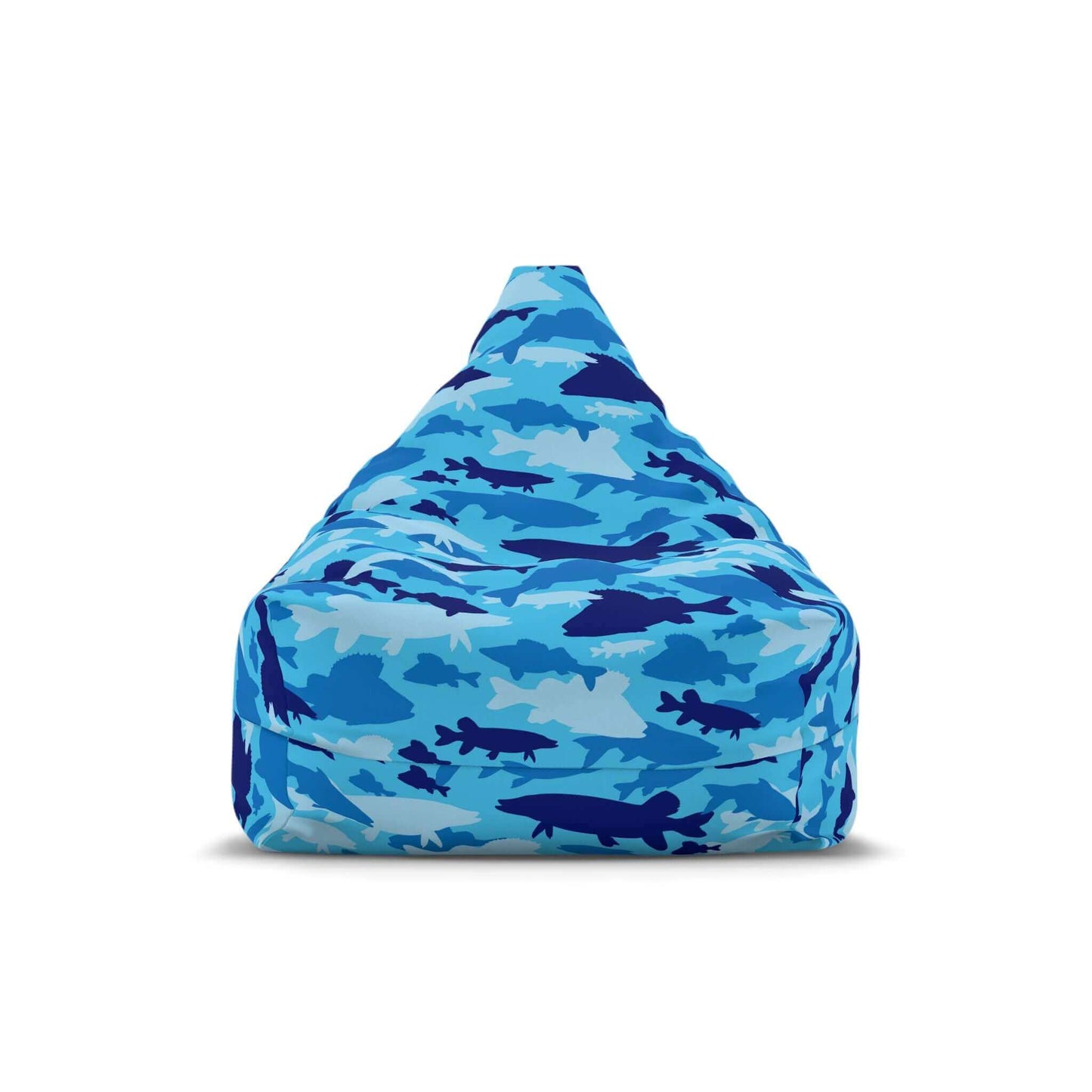 Fish Camo Blue | Bean Bag Chair Cover