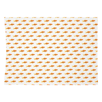 Vibrant goldfish wall tapestry for stylish room décor