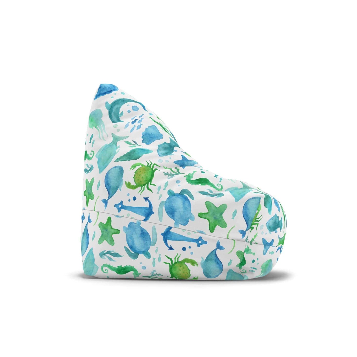 Under the Sea Watercolor | Bean Bag Chair Cover