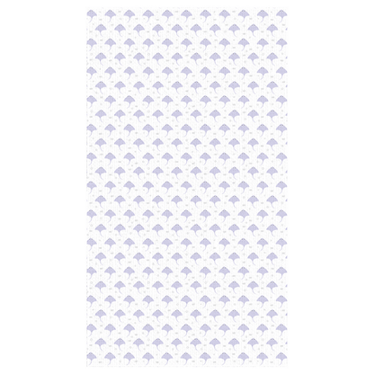 Purple Stingray tablecloth with marine-themed design, perfect for adding coastal flair to dining spaces.