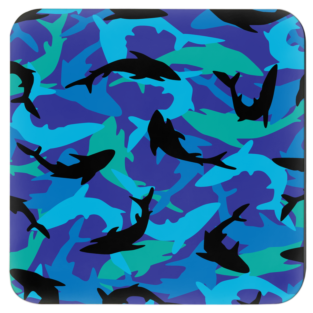 Blue Reef Shark | Coasters | Set of 6