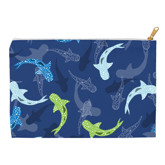 Reef Sharks Pattern | Pencil Case | Pouch