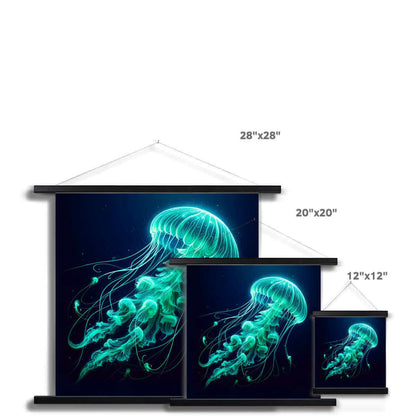 Glowing Jellyfish | Hanging Print