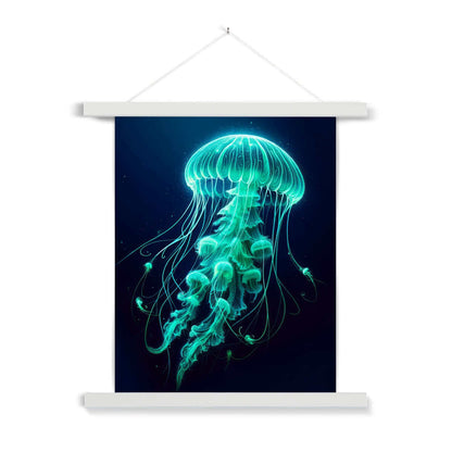 Glowing Jellyfish | Hanging Print