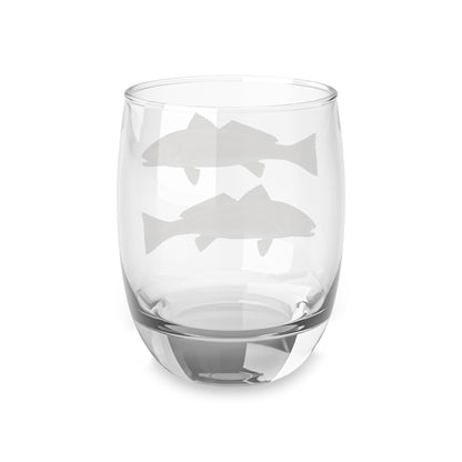 Red Drum Whiskey Glass