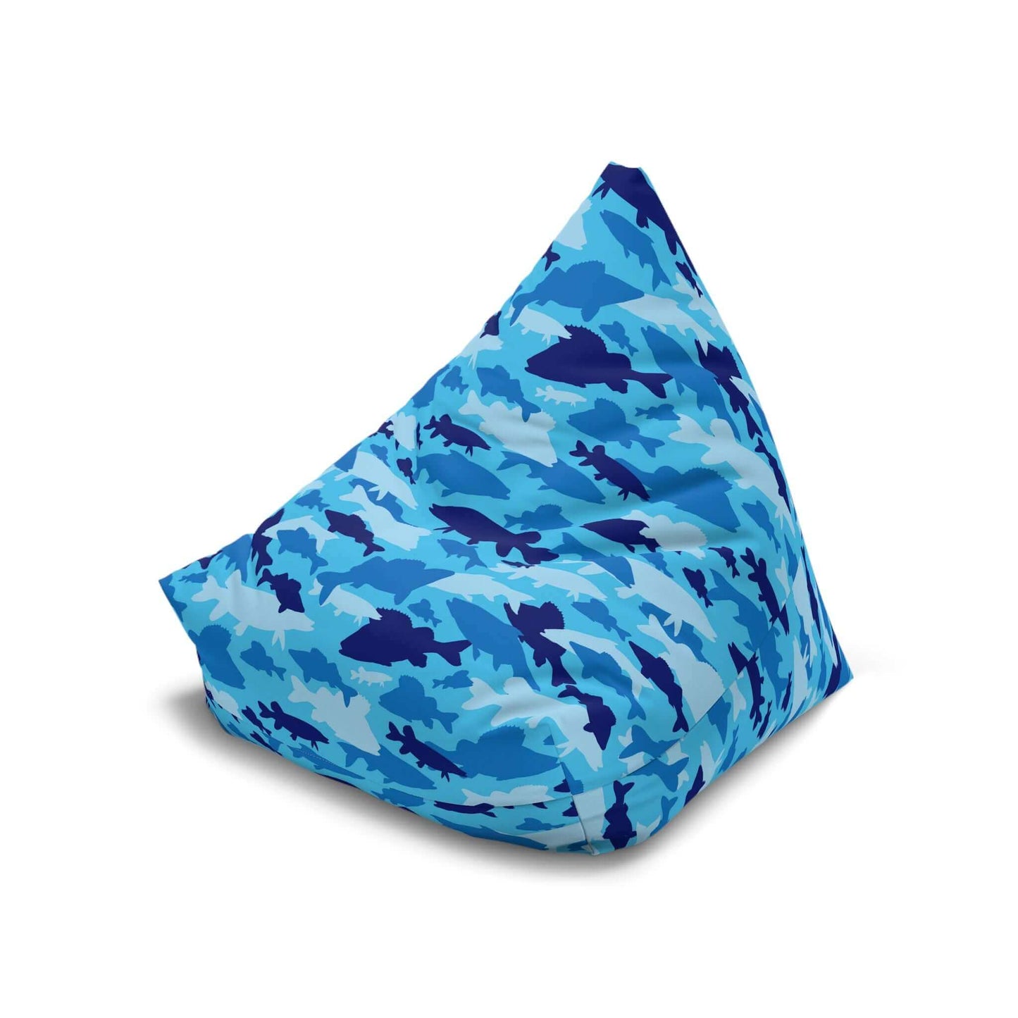 Fish Camo Blue | Bean Bag Chair Cover