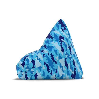 Fish Camo Blue | Bean Bag Chair Cover