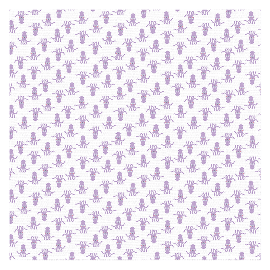 Purple octopus pattern tablecloth, aquatic-themed design, perfect for dining or outdoor tables, fun and durable decor addition.