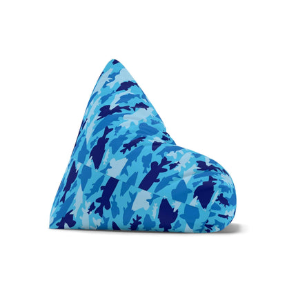 Fish Camo Blue | Bean Bag Chair Cover