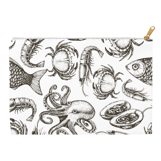 Seafood Sketch | Pencil Case | Pouch