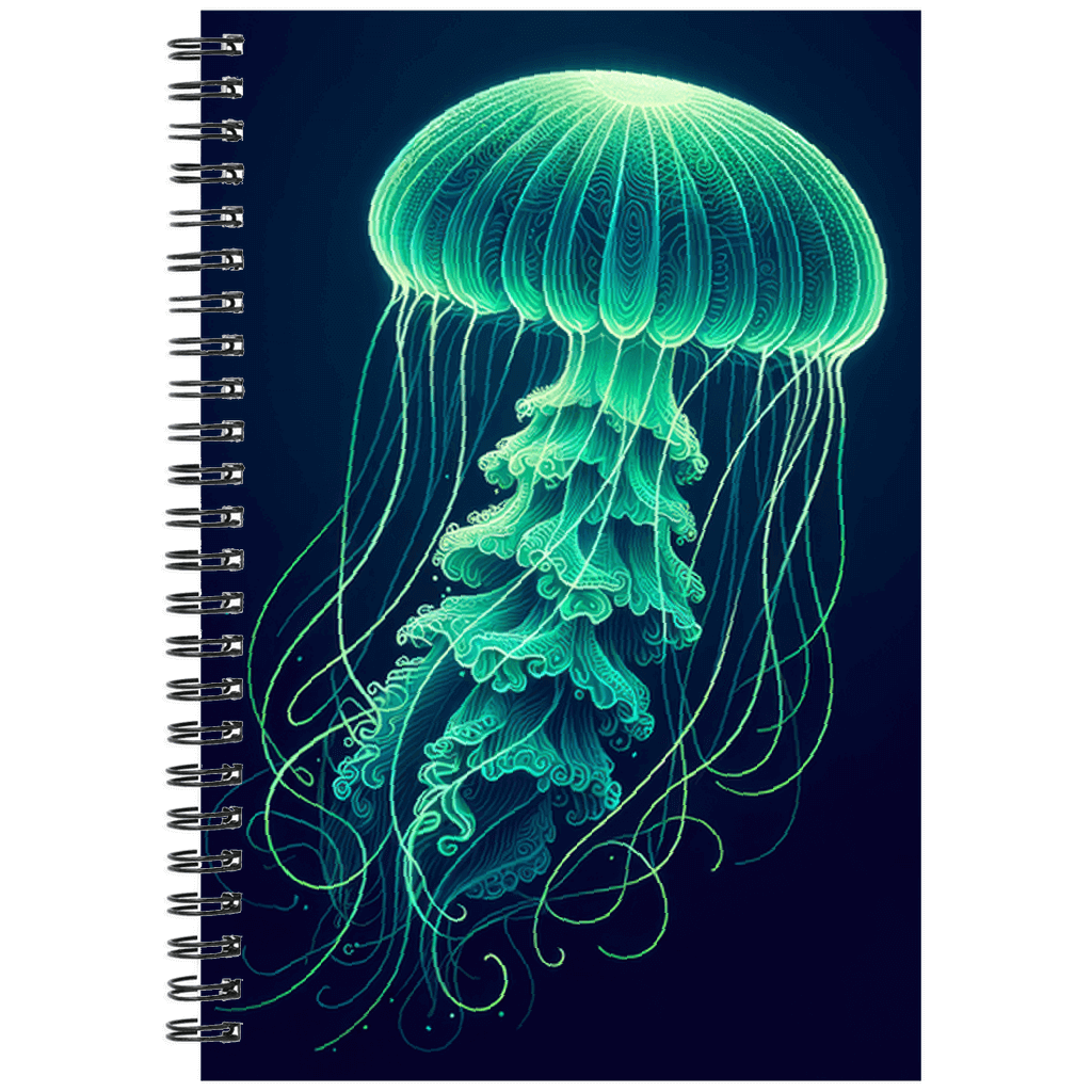 Glowing Green Jellyfish | Notebook