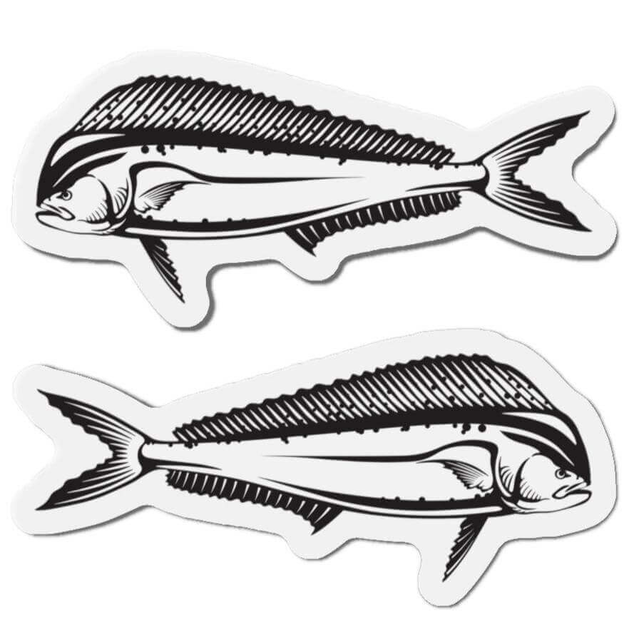 Mahi-Mahi Fish Shaped Magnets Set for Fun Fridge Décor