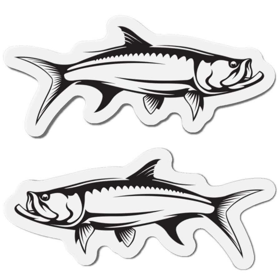 Tarpon Fish Shaped Magnets for Fridge Décor