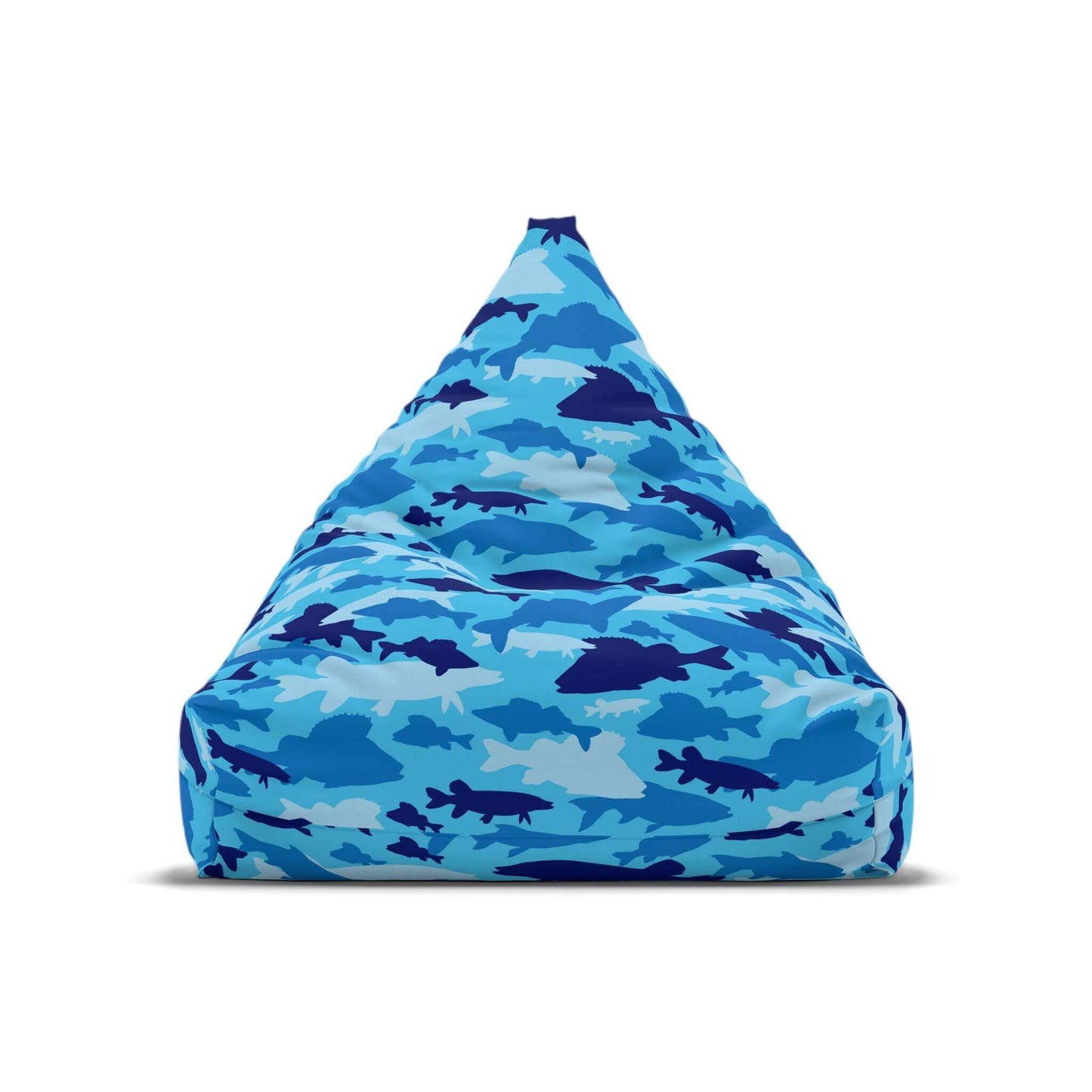 Fish Camo Blue | Bean Bag Chair Cover