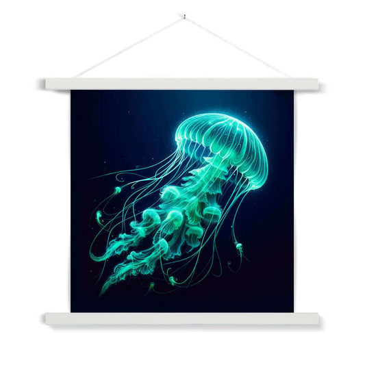 Glowing Jellyfish | Hanging Print