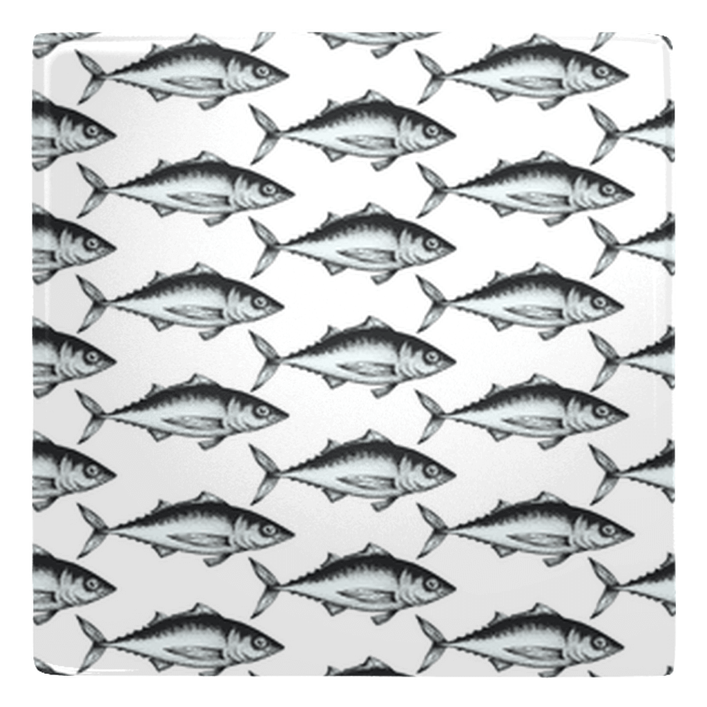 Pattern of fish shaped magnets adds a touch of fun fridge magnets to your decor.