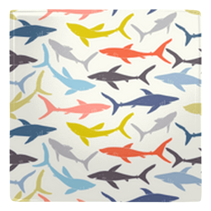 Colorful fish shaped magnets perfect for fun fridge décor and organization.