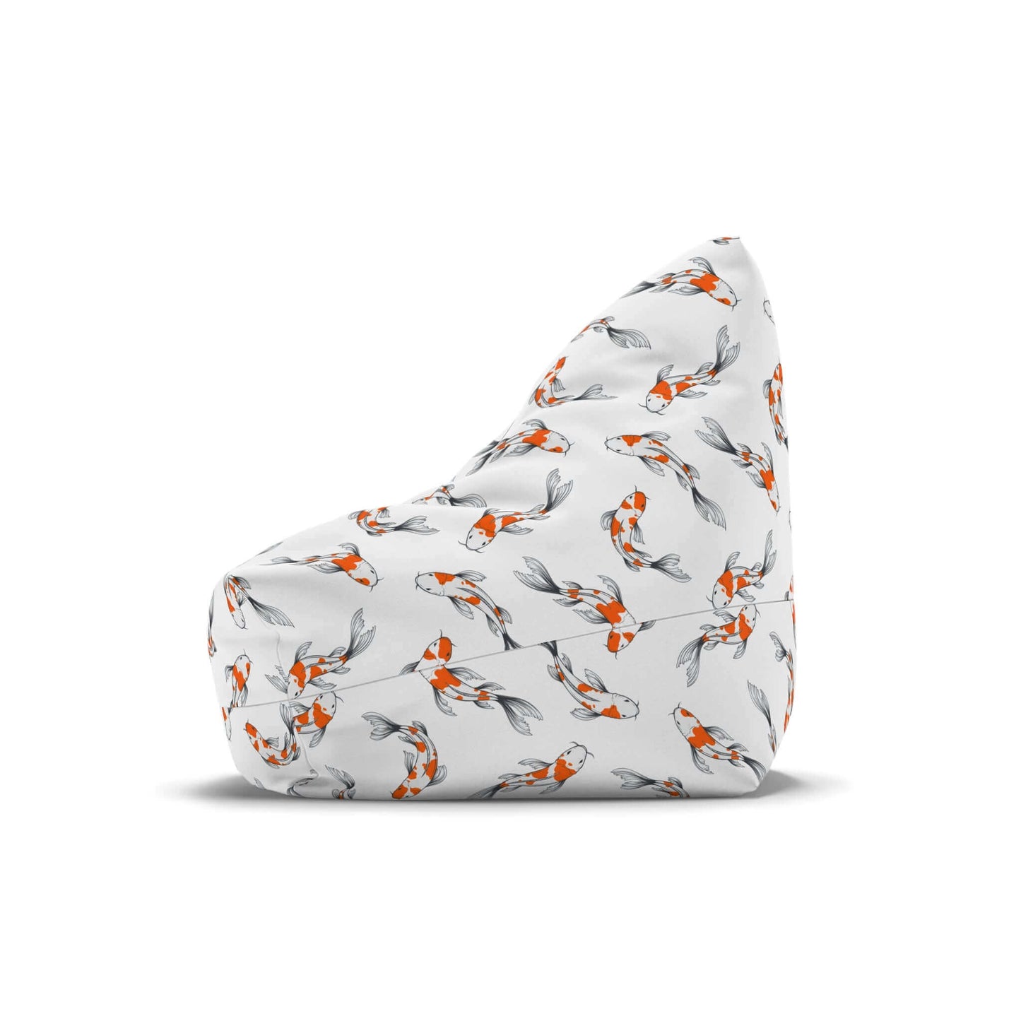 Koi Fish | Bean Bag Chair Cover | White