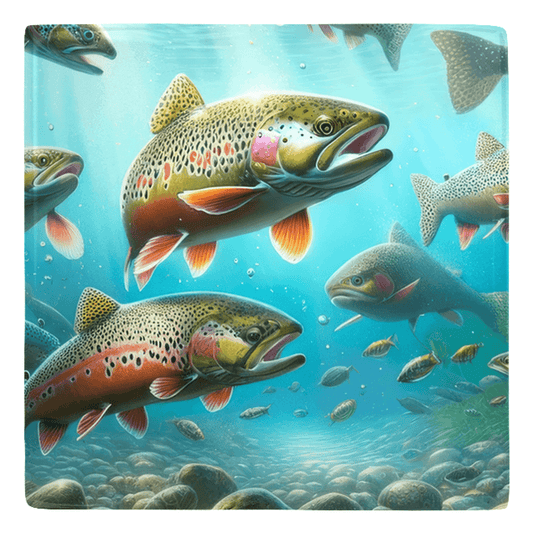 Colorful fish swimming underwater, showcasing fish décor inspiration.