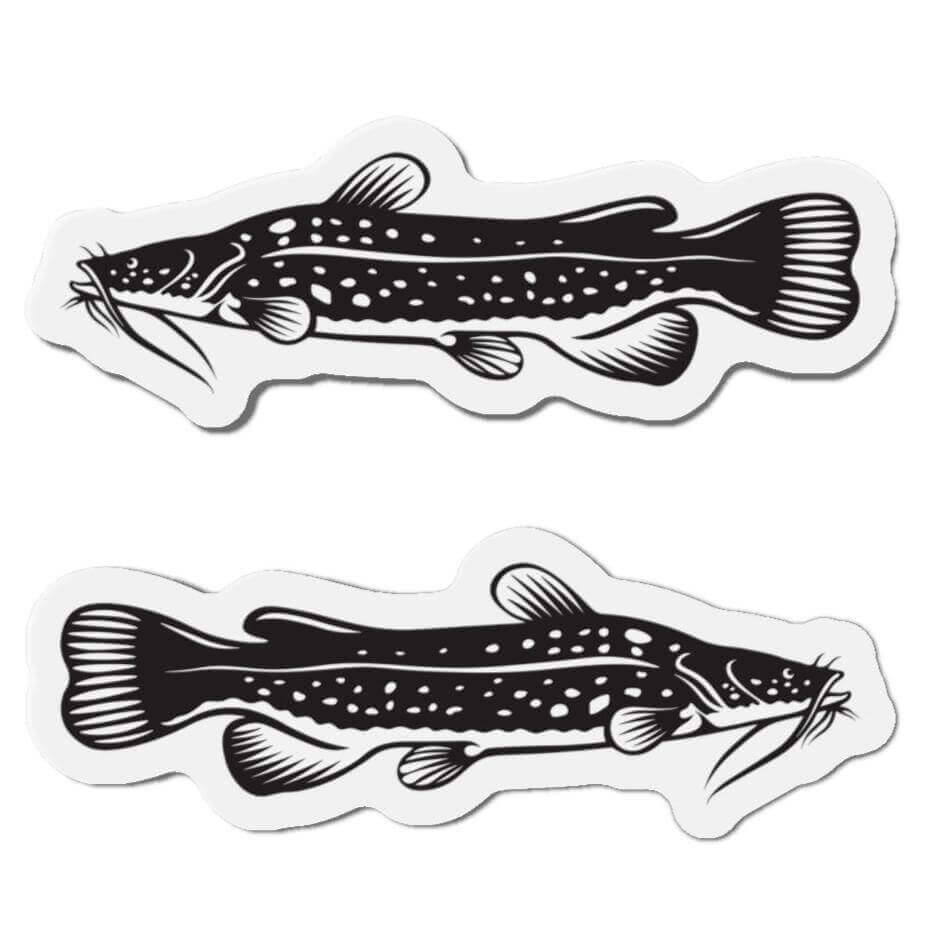 Flathead Catfish Shaped Magnets for Fish Décor and Fun Fridge Magnets